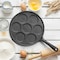 Commercial Chef Cast Iron Pancake Pan, Makes 7 Mini Silver Dollar Pancakes CHCI172 - alternate 6